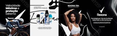 SOCIAL MEDIA CAMPANHA PUBLICITARIA REXONA PSD EDITAVEL CARROSSEL
