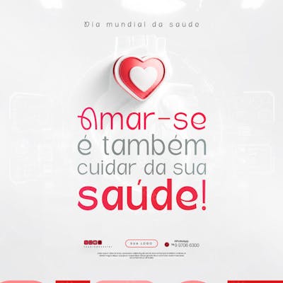 Dia Nacional da Saúde - 05 de Agosto - Flyer Social Media PSD Editável (18)