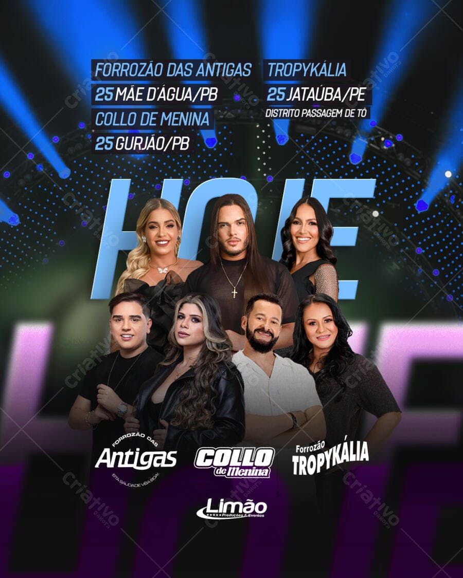 Flyer Forró PSD Editável