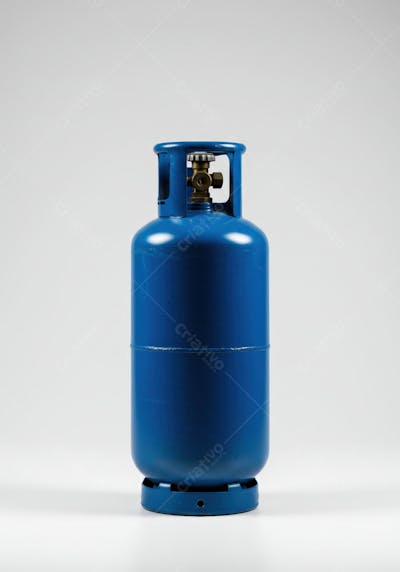 Botijão de gás azul