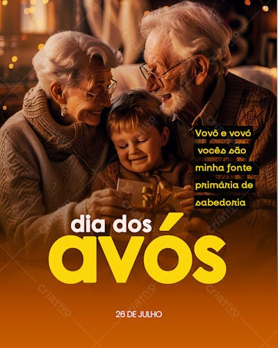 FLYER FELIZ DIA DOS AVÓS 2025