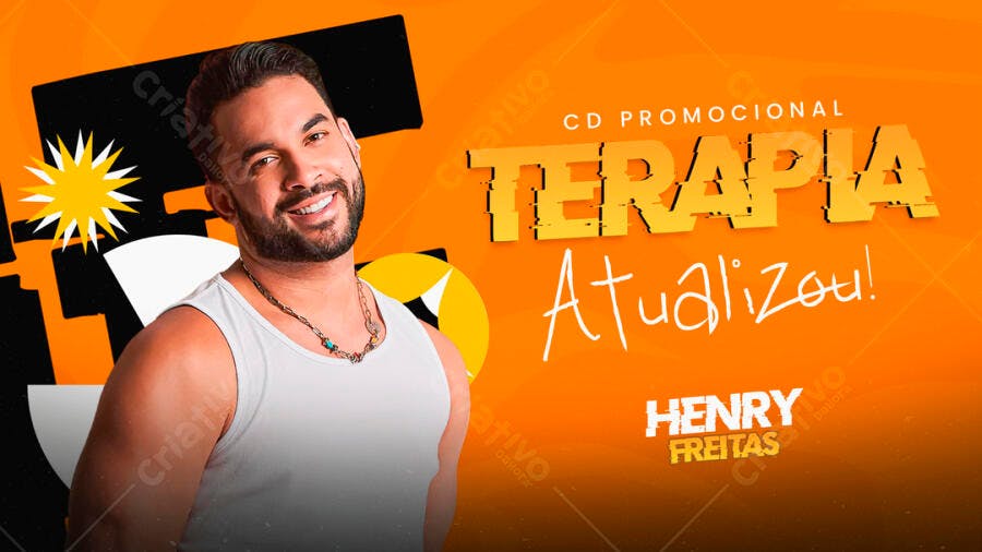 CD Promocional Música PSD Editável