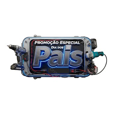 Selo 3D Dia dos Pais
