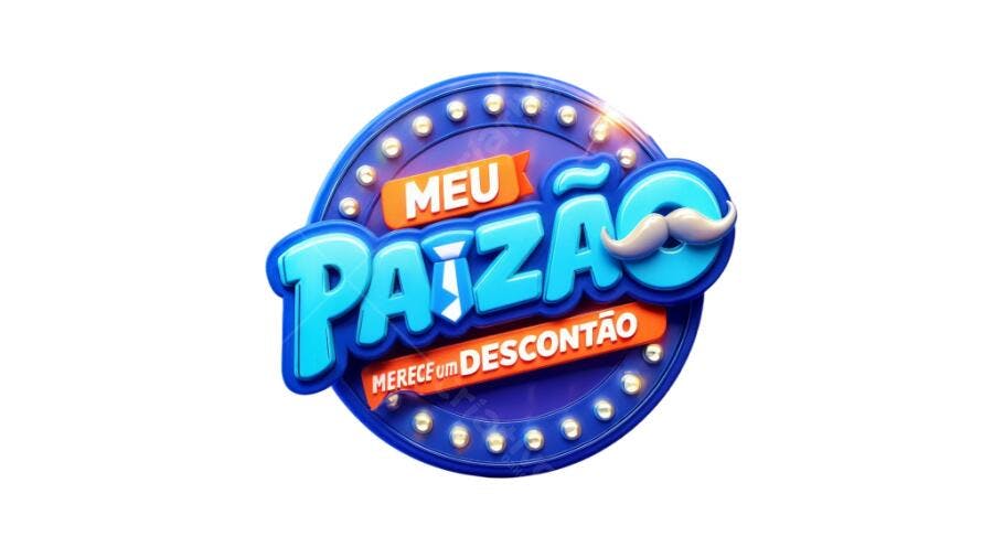 Banner Dia dos Pais PNG com fundo transparente