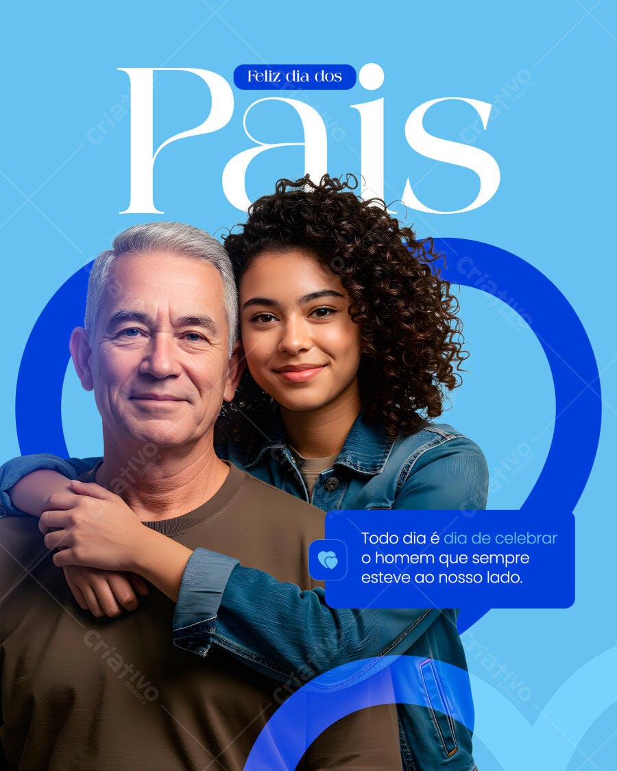 Postagem Dia dos Pais PSD Editável