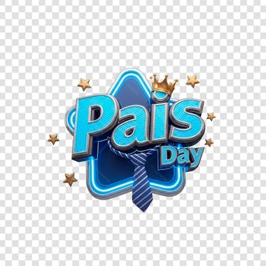 SELO 3D DIA DOS PAIS PARA COMPOSIÇÕES (9)