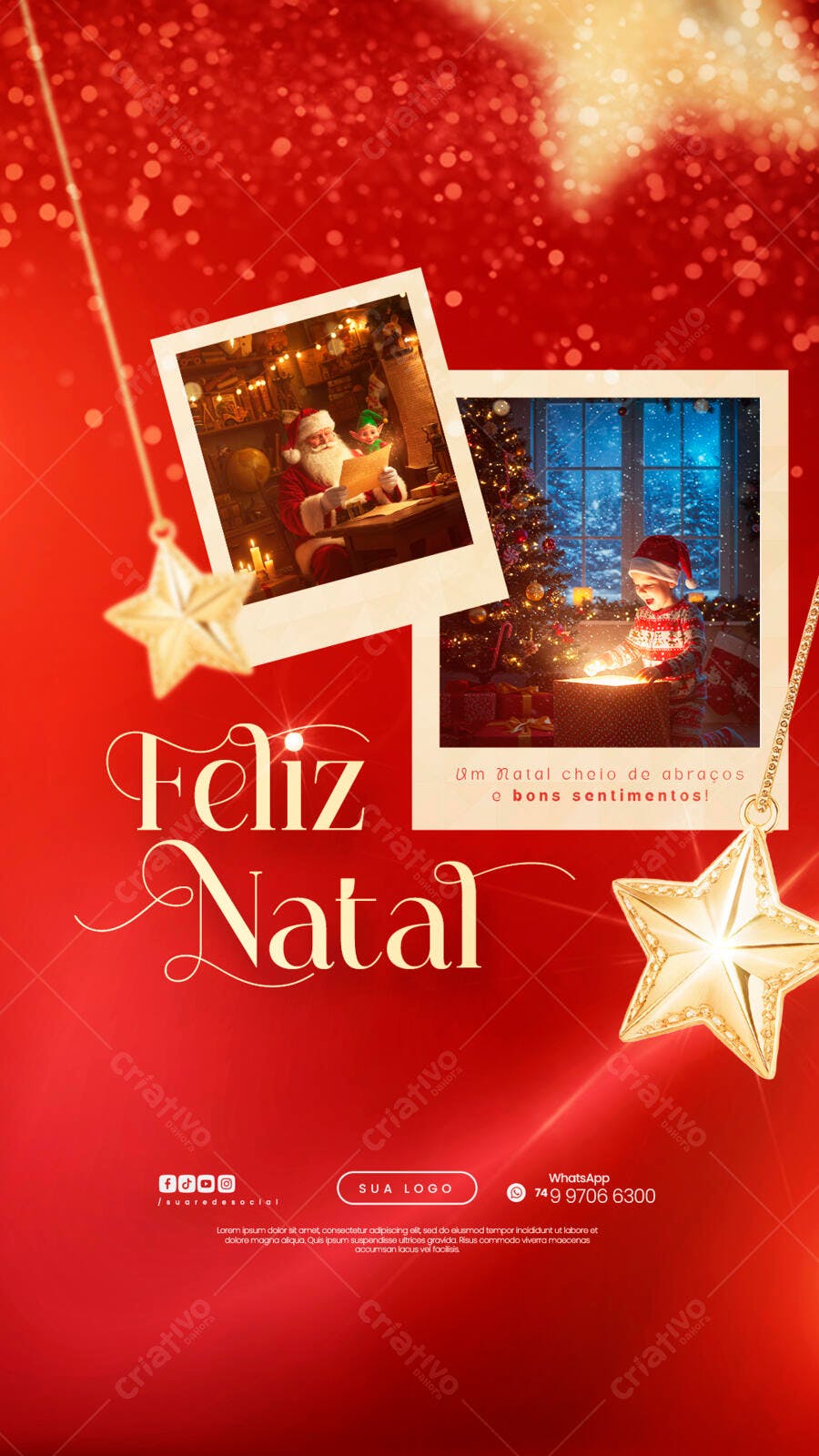 Flyer de Natal PSD Editável