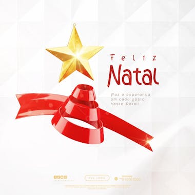 Feliz Natal - 25 de Dezembro - Flyer Social Media PSD Editável - (35)