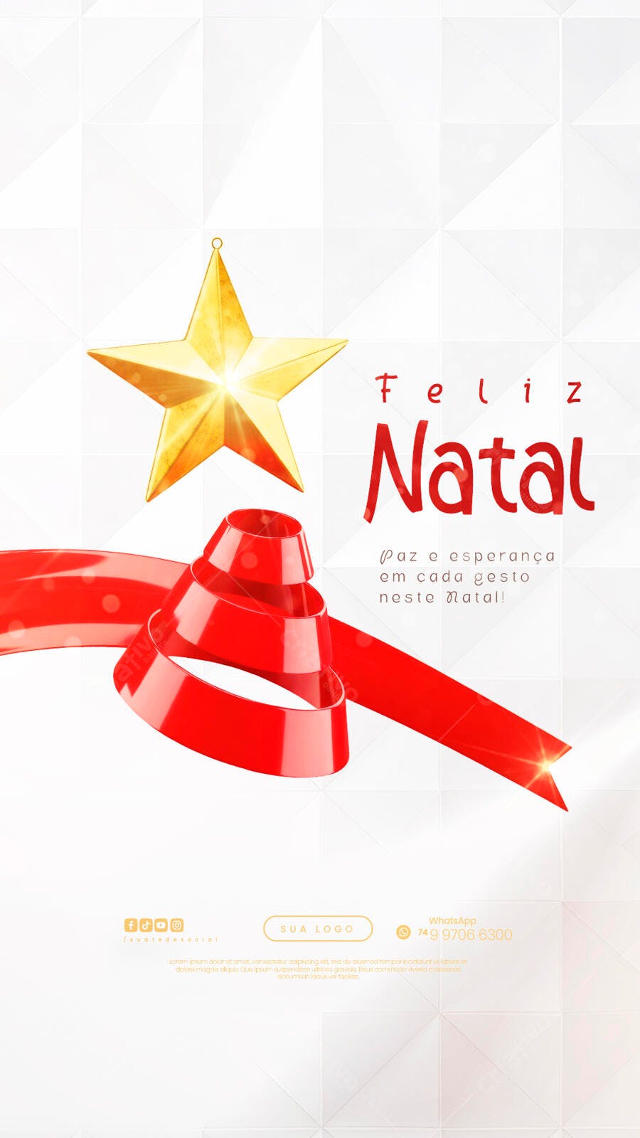 Flyer Natalino PSD Editável