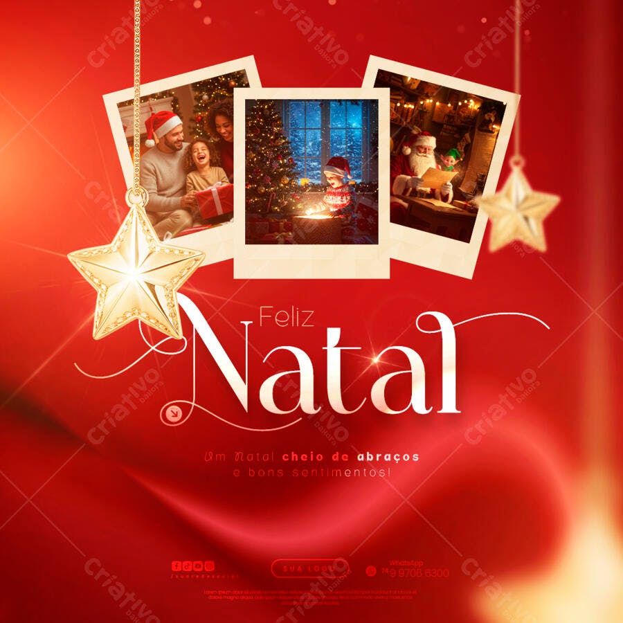 Flyer de Natal PSD Editável