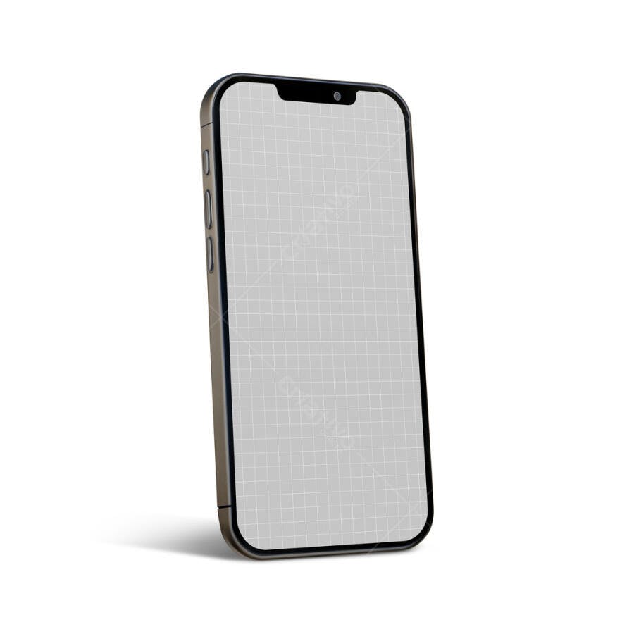 Mockup de Smartphone Moderno em Ângulo
