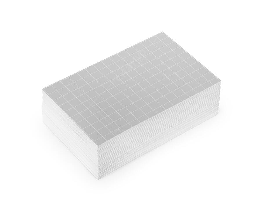Mockup de Cartões de Visita Empilhados - Design Minimalista
