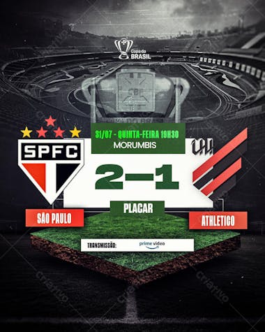 COPA DO BRASIL são paulo x athletico - 2