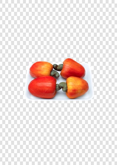 Imagem PNG de Cajus Vermelhos com Fundo Transparente