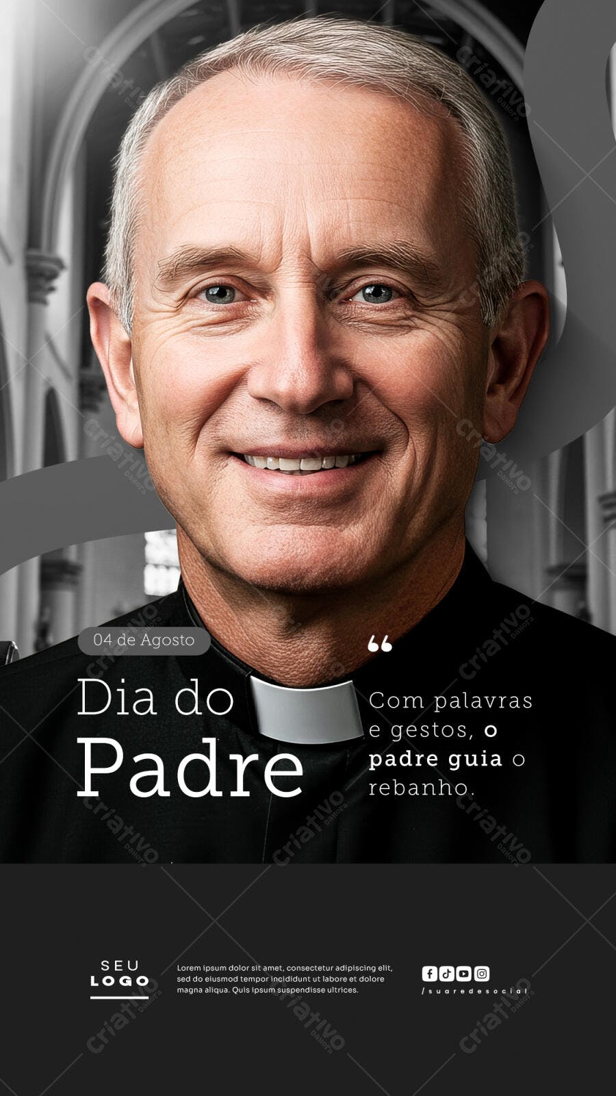 Flyer Dia dos Pais PSD Editável