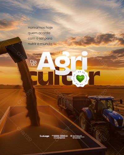 Dia do Agricultor Social Media PSD Editável (1)