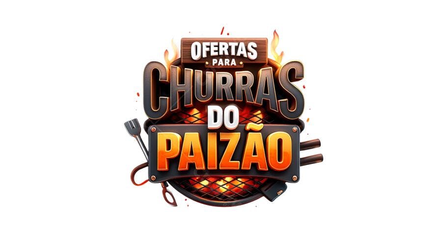 Banner Churrasco do Paizão PNG com fundo transparente