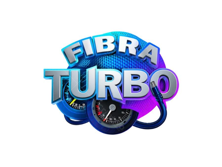 Logo Fibra Turbo PNG com fundo transparente