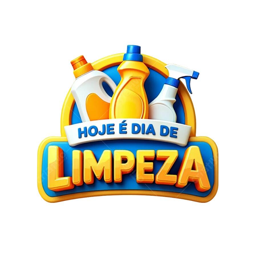 Banner Dia da Limpeza PNG com fundo transparente