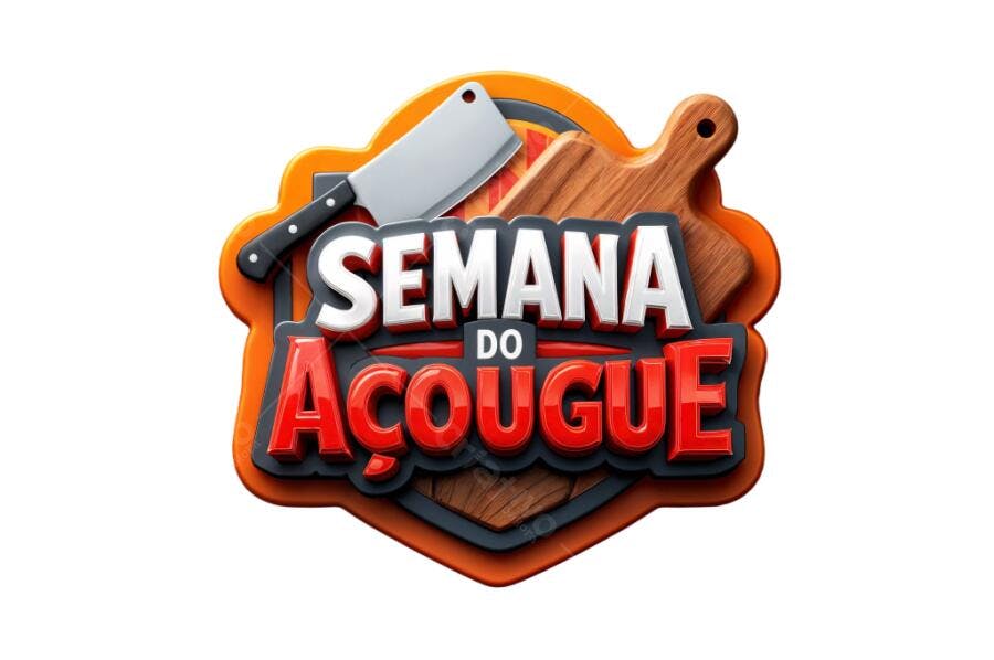 Banner Semana do Açougue PNG com fundo transparente