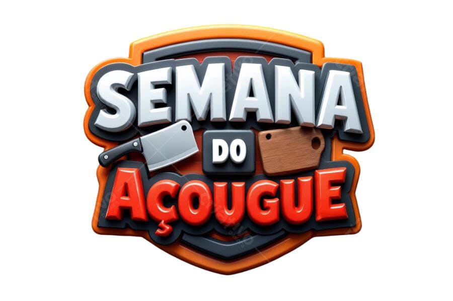 Banner Semana do Açougue PNG com fundo transparente