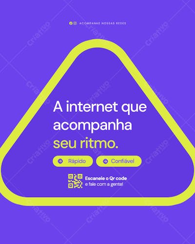 Provedor de internet Psd Editável