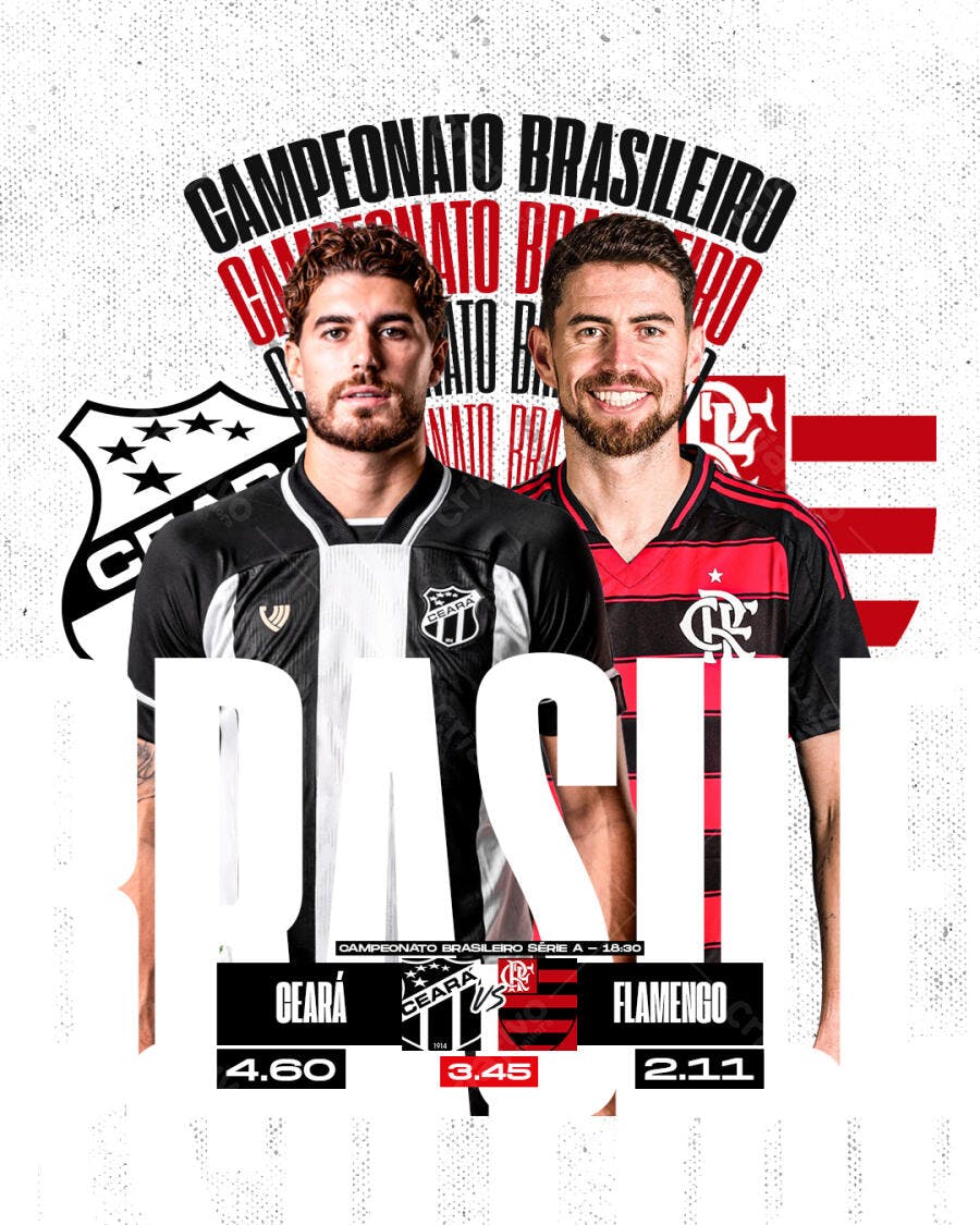 Flyer Campeonato Brasileiro PSD Editável