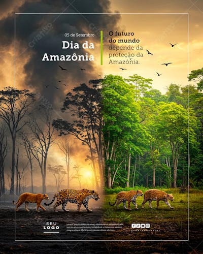 Dia da Amazônia 05 de Setembro Social Media Psd Editável (6)