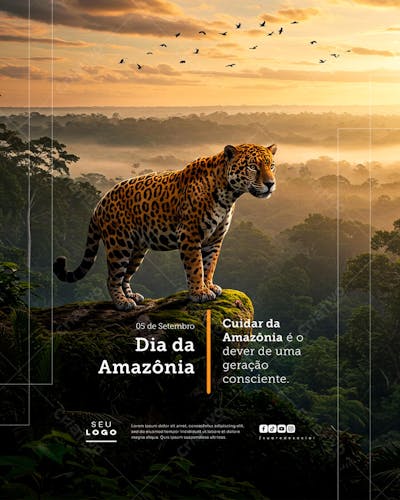 Dia da Amazônia 05 de Setembro Social Media Psd Editável (1)