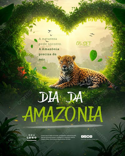Dia da Amazônia 05 de Setembro Social Media Psd Editável (4)