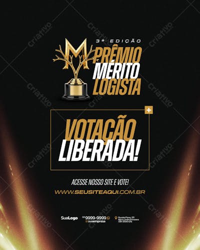 Prêmio Mérito Logista Social Media PSD Editável (5)