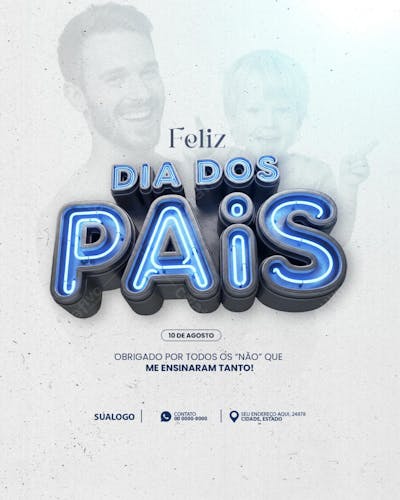 feliz dia dos pais 10 de agosto 5