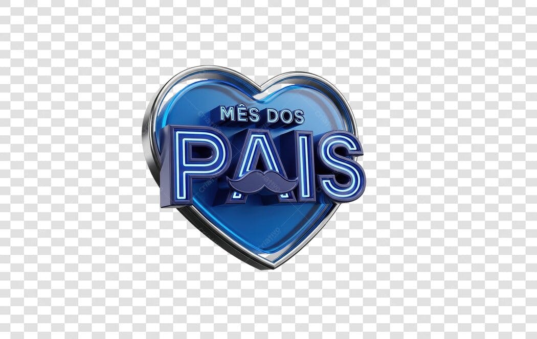 Banner Dia dos Pais PNG com fundo transparente