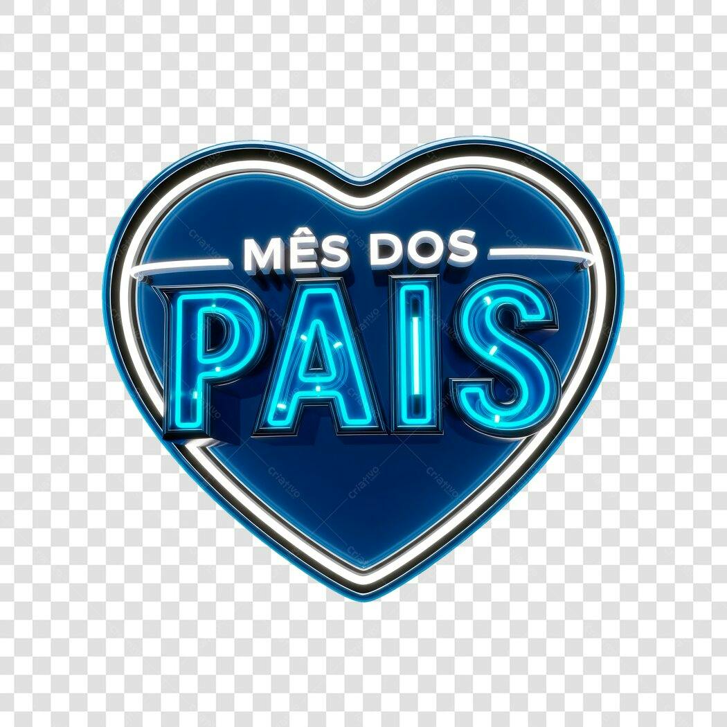 Banner Dia dos Pais PNG com fundo transparente