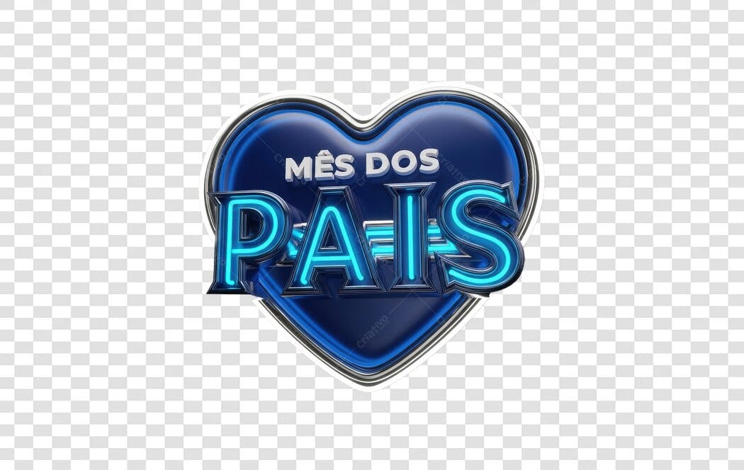 Banner Dia dos Pais PNG com fundo transparente