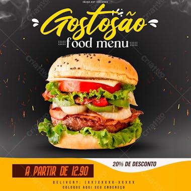 GOSTOSÃO FOOD MENU