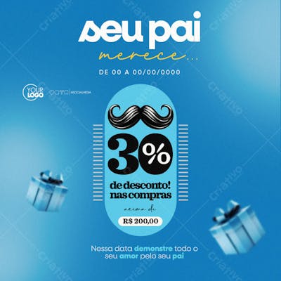 PSD social media editavel para campanha do dia dos pais01