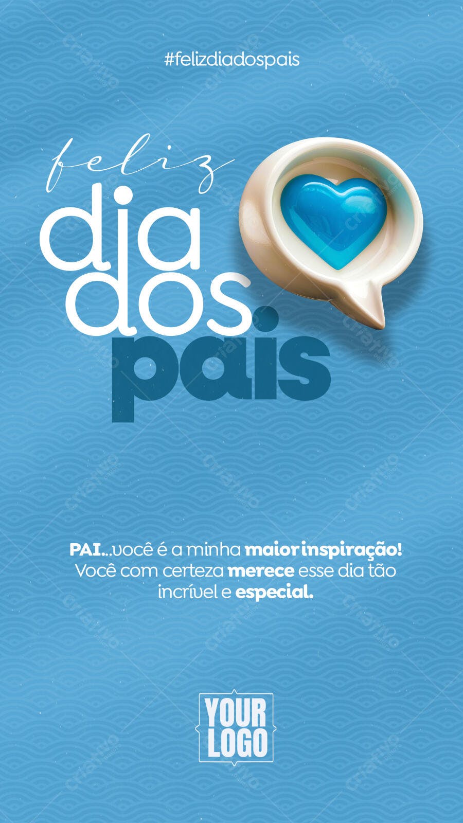 Flyer Dia dos Pais PSD Editável