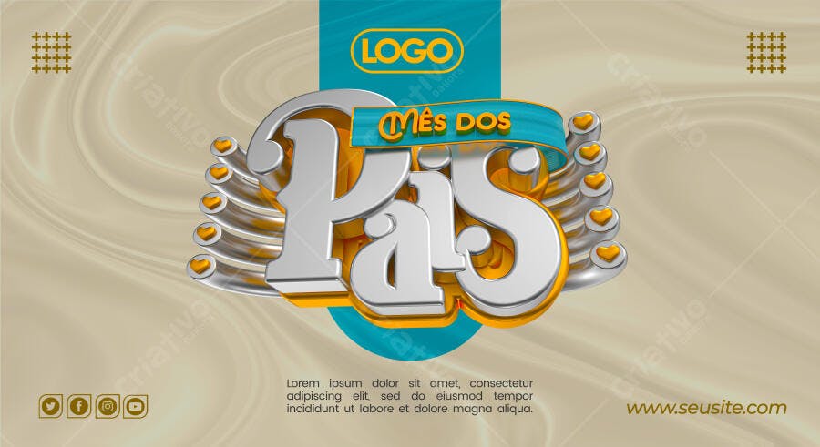 Banner Dia dos Pais PSD Editável