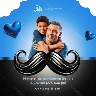 PSD social media editavel para campanha do dia dos pais06
