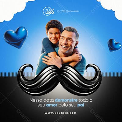 PSD social media editavel para campanha do dia dos pais06