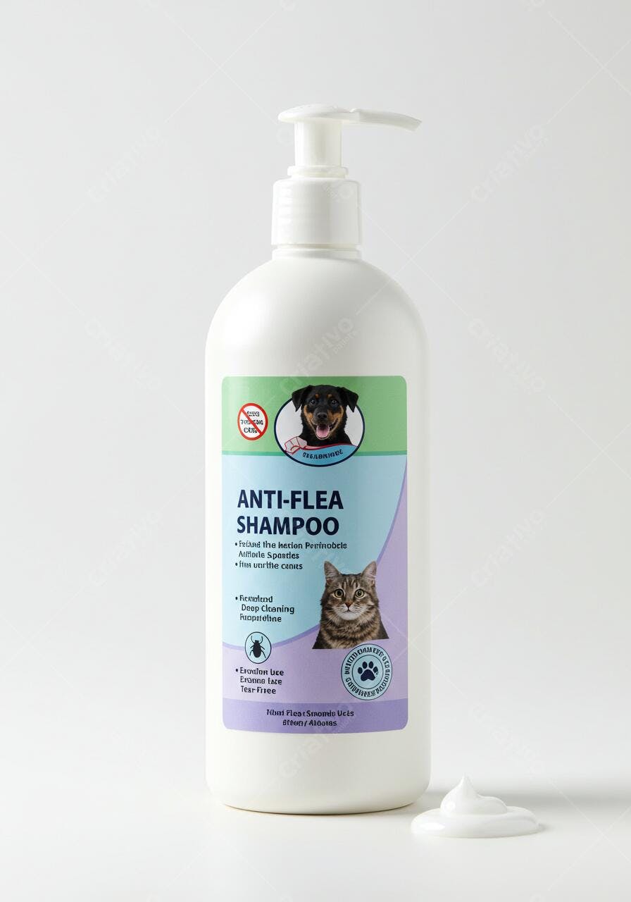 Shampoo Antipulgas para Gatos e Cães