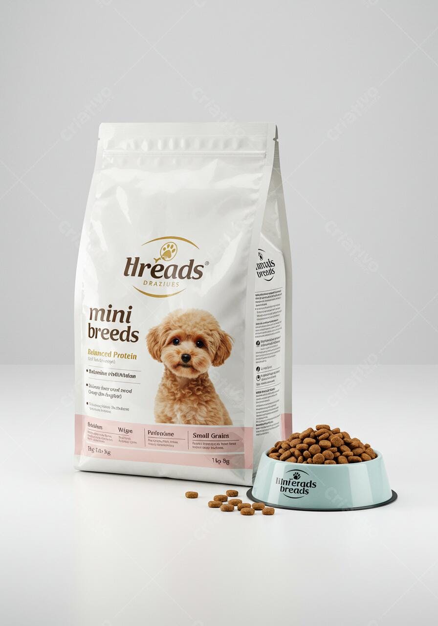 Ração Hreads para cães miniaturas