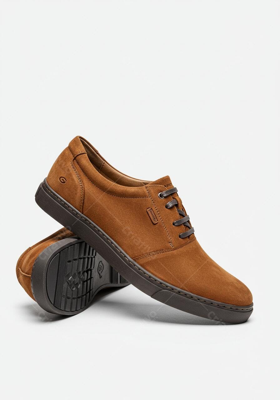 Tênis Marrom de Camurça Masculino