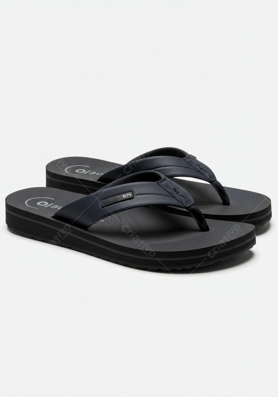 Sandálias Havaianas pretas plataforma verão