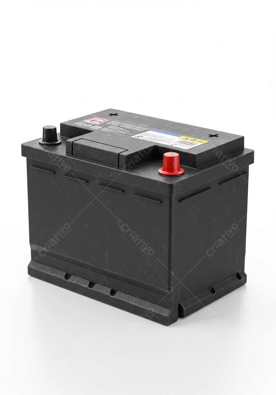 Bateria de Carro Preta usada