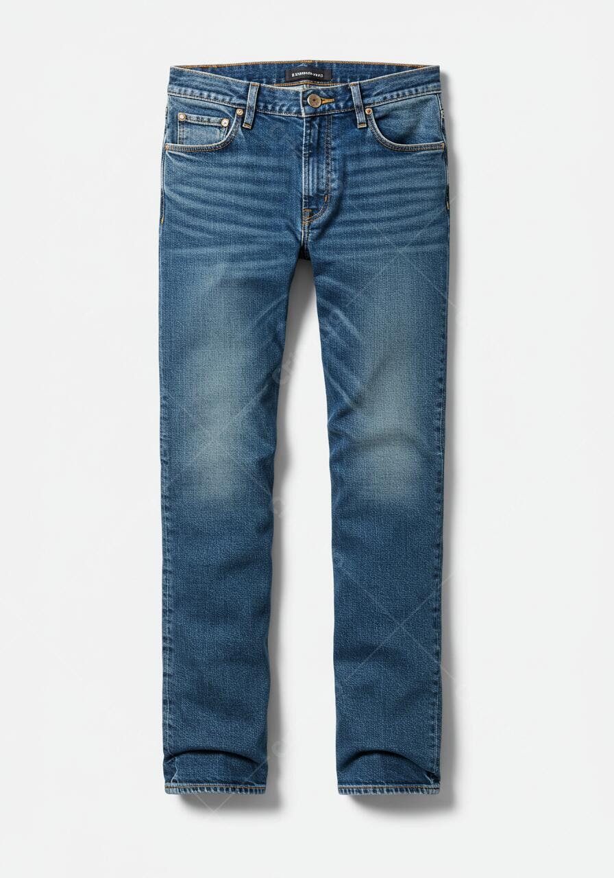 Calça Jeans Azul Escuro Masculina