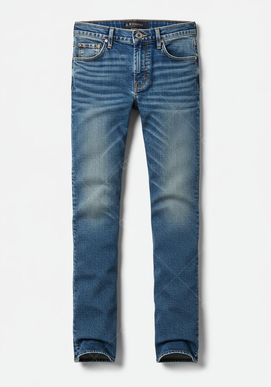 Calça jeans azul escura masculina