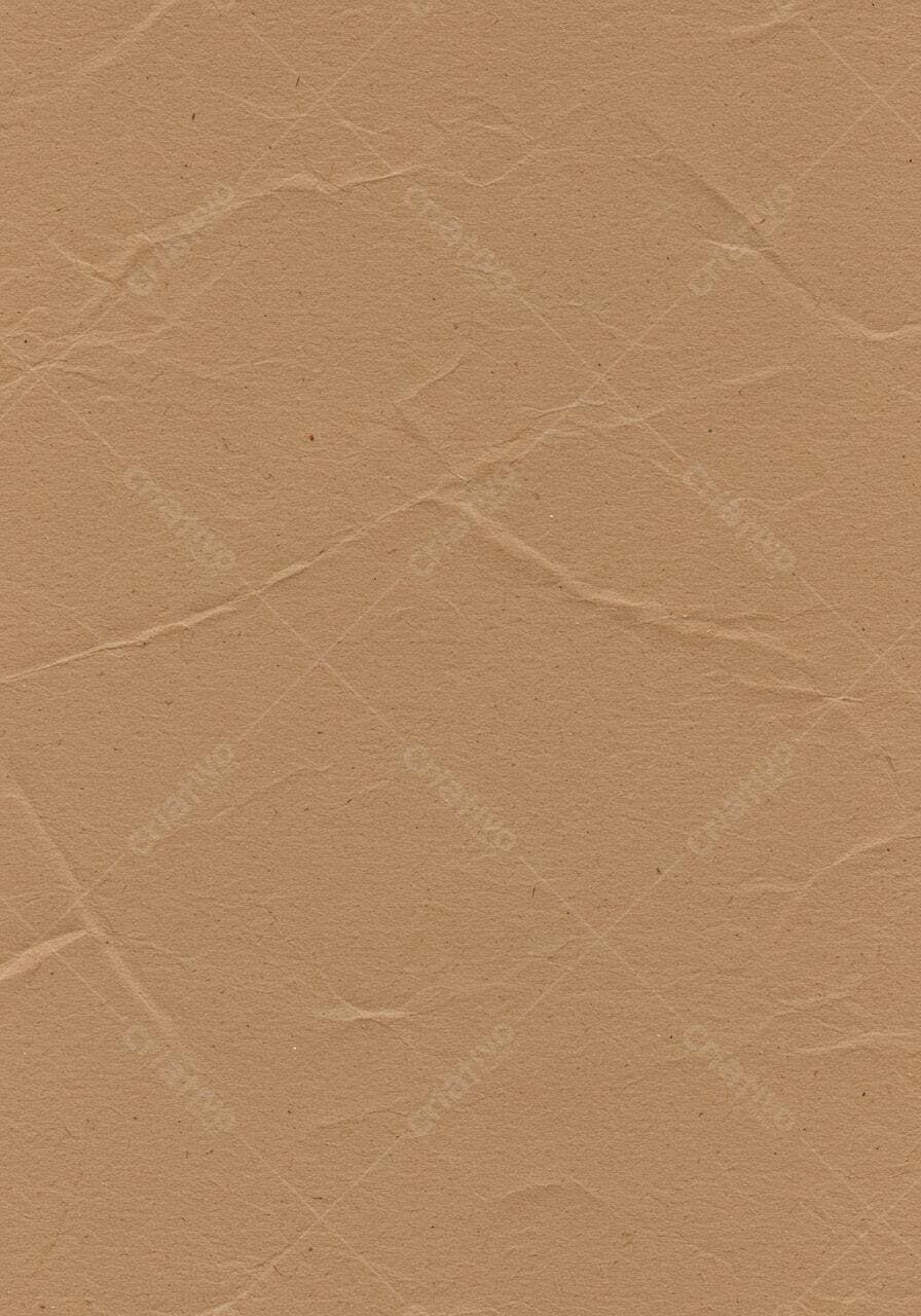 Textura de Papel Marrom Amarelado Enrugado