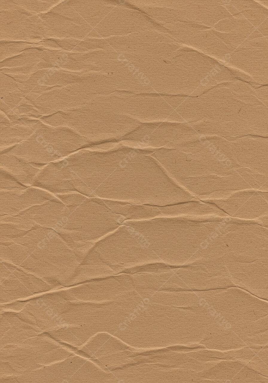 Textura de Papel Amarronzado Amasseado